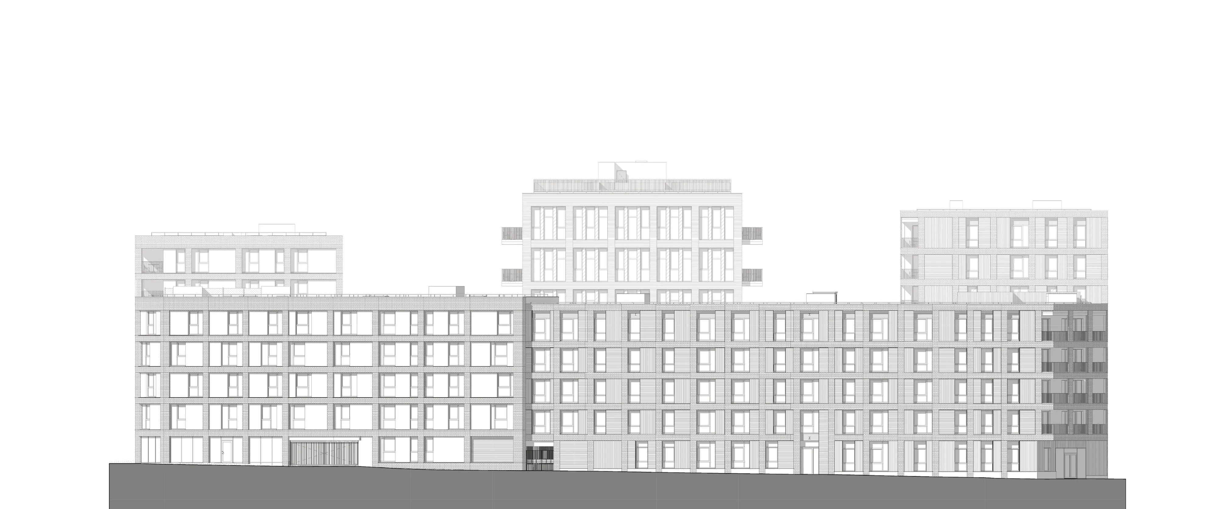 Elevation north east