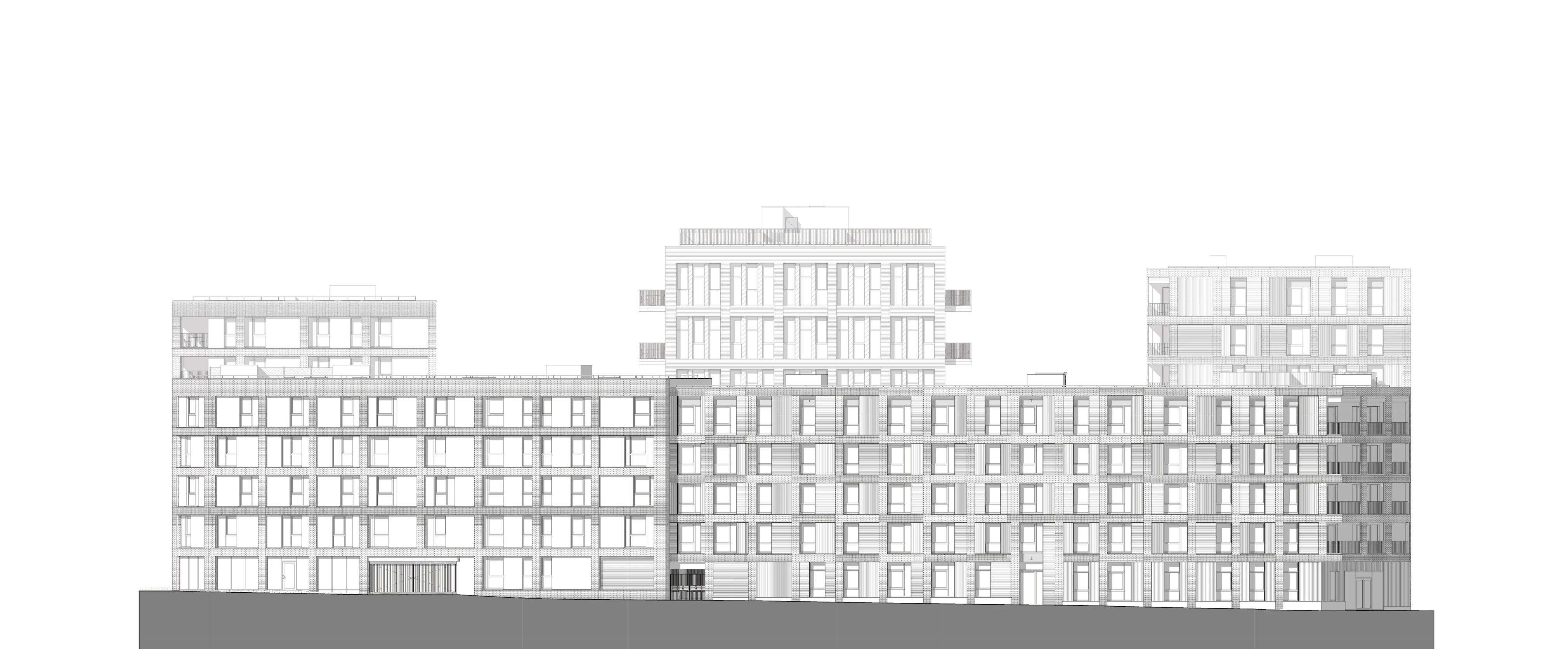 Elevation north east