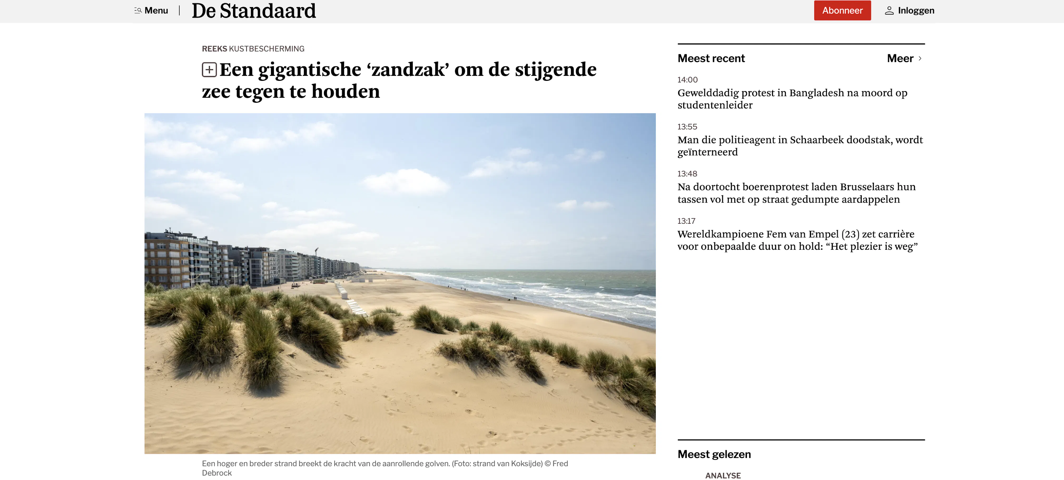 KUVI on De Standaard
